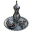 Arabic Ramadan  Eid Hospitality Set  Silver Dallah Cups  Dates