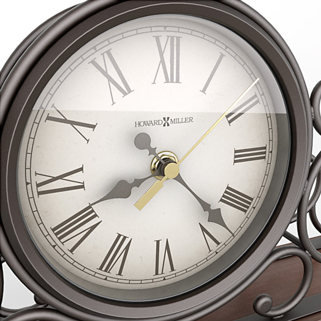 3d Model Of Analog Mantel Clock
