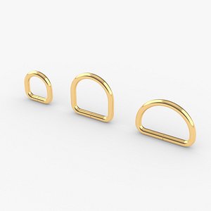 Bag Hardware Metal D Ring