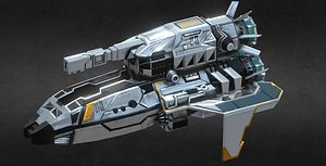 3d spaceship model