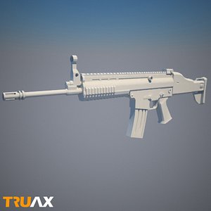 fn scar 3d model