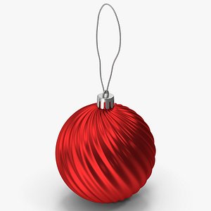 Red Christmas Ball Ornament
