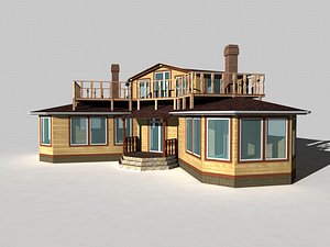 Wood house nook