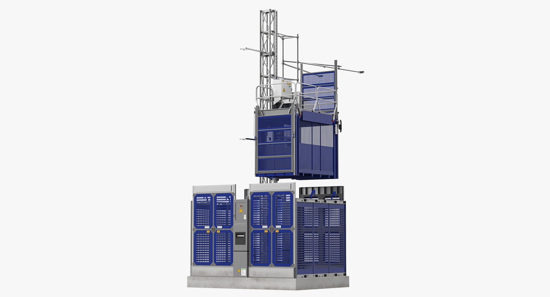 Heavy Duty Elevator 3D model preview
