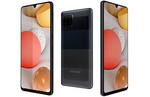 Samsung Galaxy A42 5G Prism Dot Black Low Poly