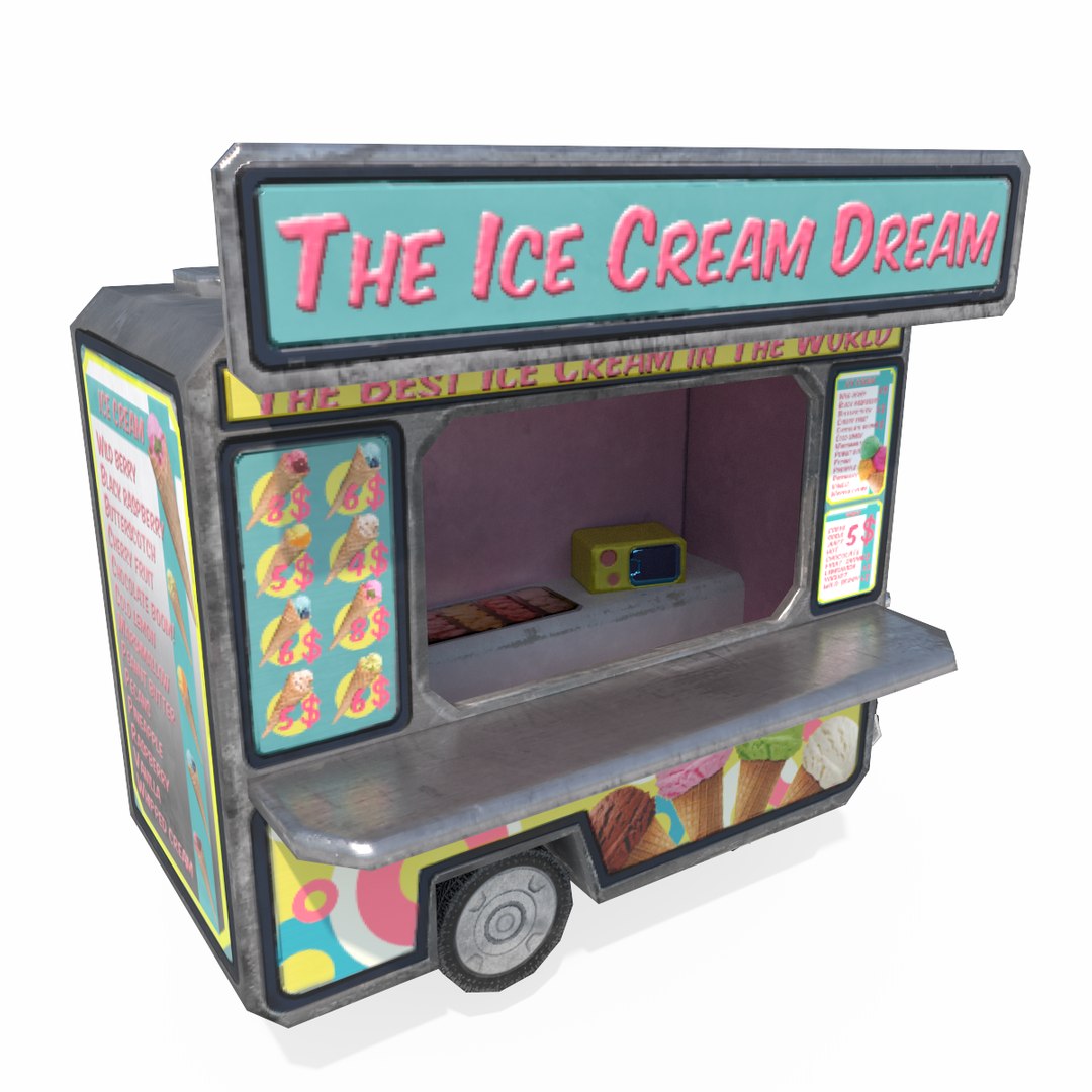 3D ice cream truck model https://p.turbosquid.com/ts-thumb/vJ/fVXioP/jFOZLbFp/icecreamtruckrender6/png/1595771856/1920x1080/fit_q87/8999423b73336ea4d10f7b3575d403f19502f2c0/icecreamtruckrender6.jpg