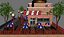 Cartone animato ristorante fast food