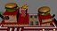 Cartone animato ristorante fast food