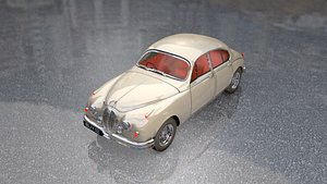 old vintage british mark 3D model