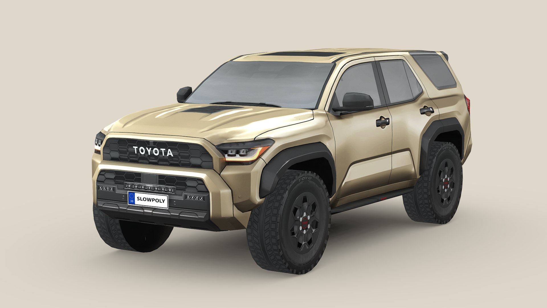 3D Toyota 4Runner TRDpro 2025 Model TurboSquid 2233873