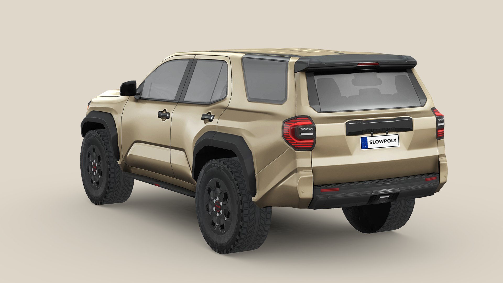 3D Toyota 4Runner TRDpro 2025 Model TurboSquid 2233873