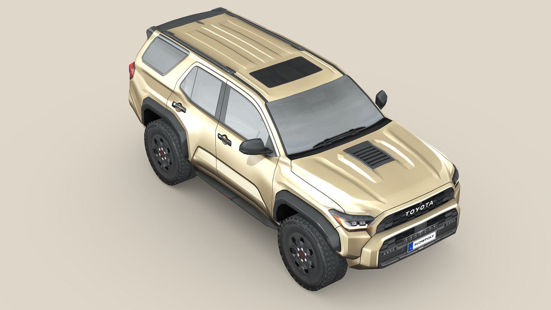 3D Toyota 4Runner TRDpro 2025 Model TurboSquid 2233873