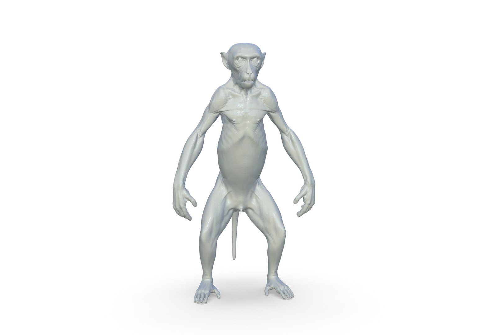 Monkey 3D model https://p.turbosquid.com/ts-thumb/vJ/nHSkTI/wS/render_11/jpg/1711297804/1920x1080/fit_q87/a238ab2523723bd7ad67e51dcc12d6c009d1b23c/render_11.jpg