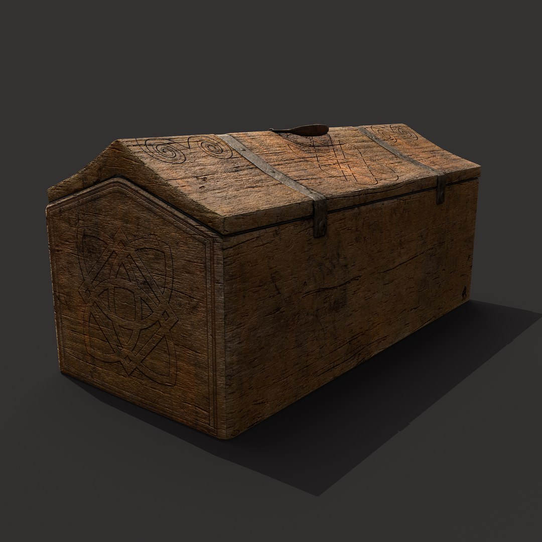 Medieval Carved Box 3D - TurboSquid 1756091