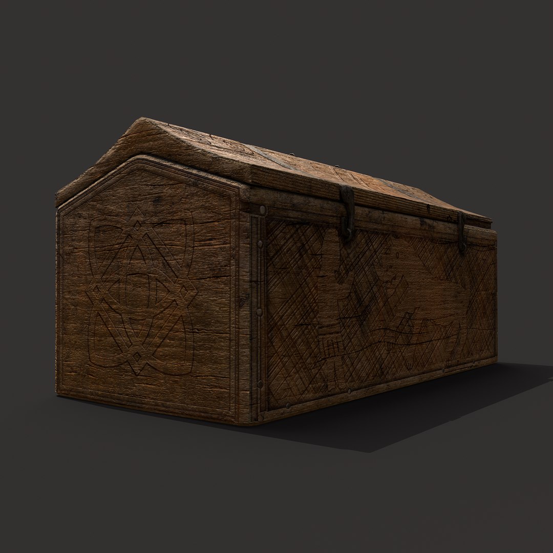 Medieval Carved Box 3D - TurboSquid 1756091