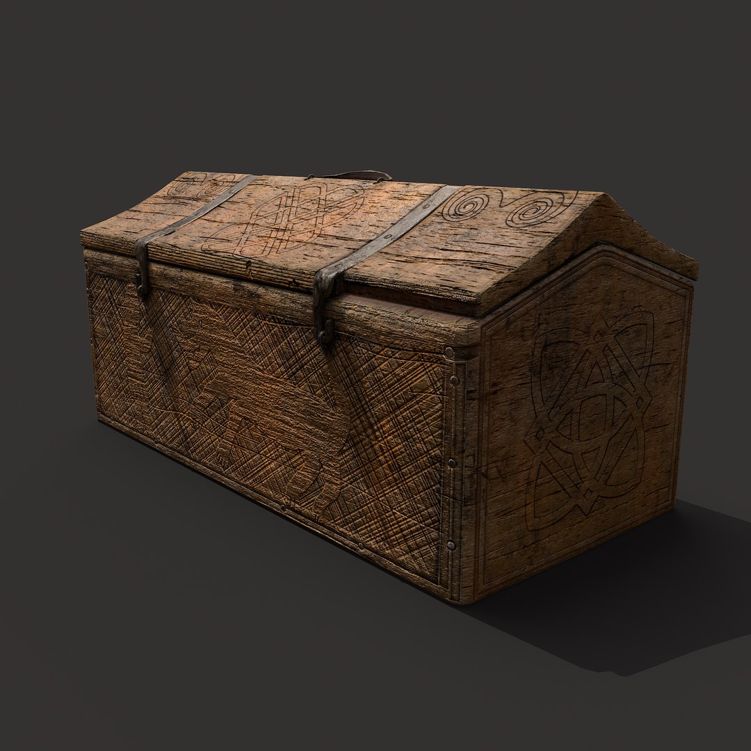 Medieval Carved Box 3D - TurboSquid 1756091
