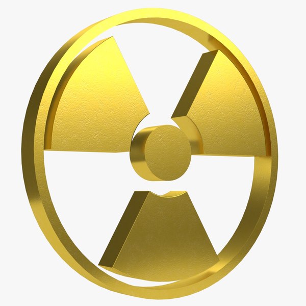 3d radioactive symbol