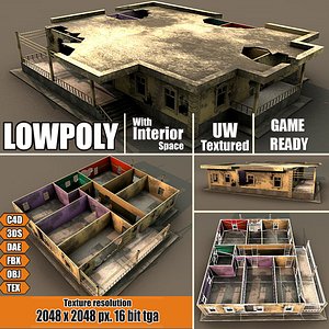 3d 3ds house interior