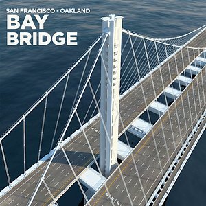 3d model of san francisco oakland bay bridge