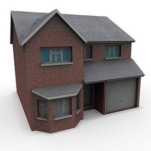 house detached 3d obj