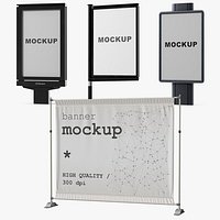 Mockup Street Banners Collection