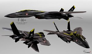 f-14 advanced tomcat 3D model