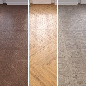 Parquet - Laminate - Wooden floor 3 in 1 model