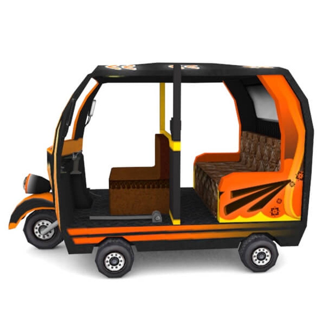3d Model Rickshaw
