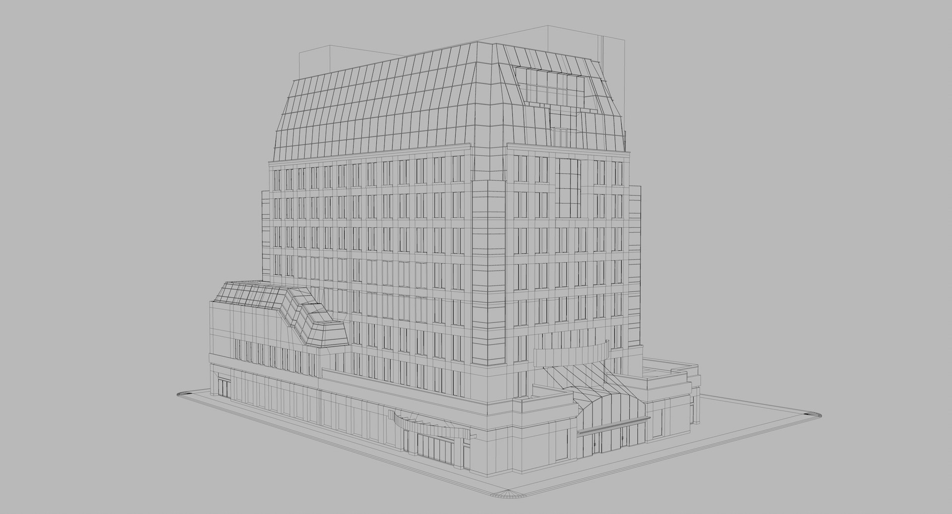 3D Helen and Martin Kimmel Building model - TurboSquid 1859187