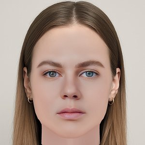 Alicia von Rittberg Head - No Hair - Low poly head for game