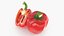 Pimiento Morrón Rojo con Mitad