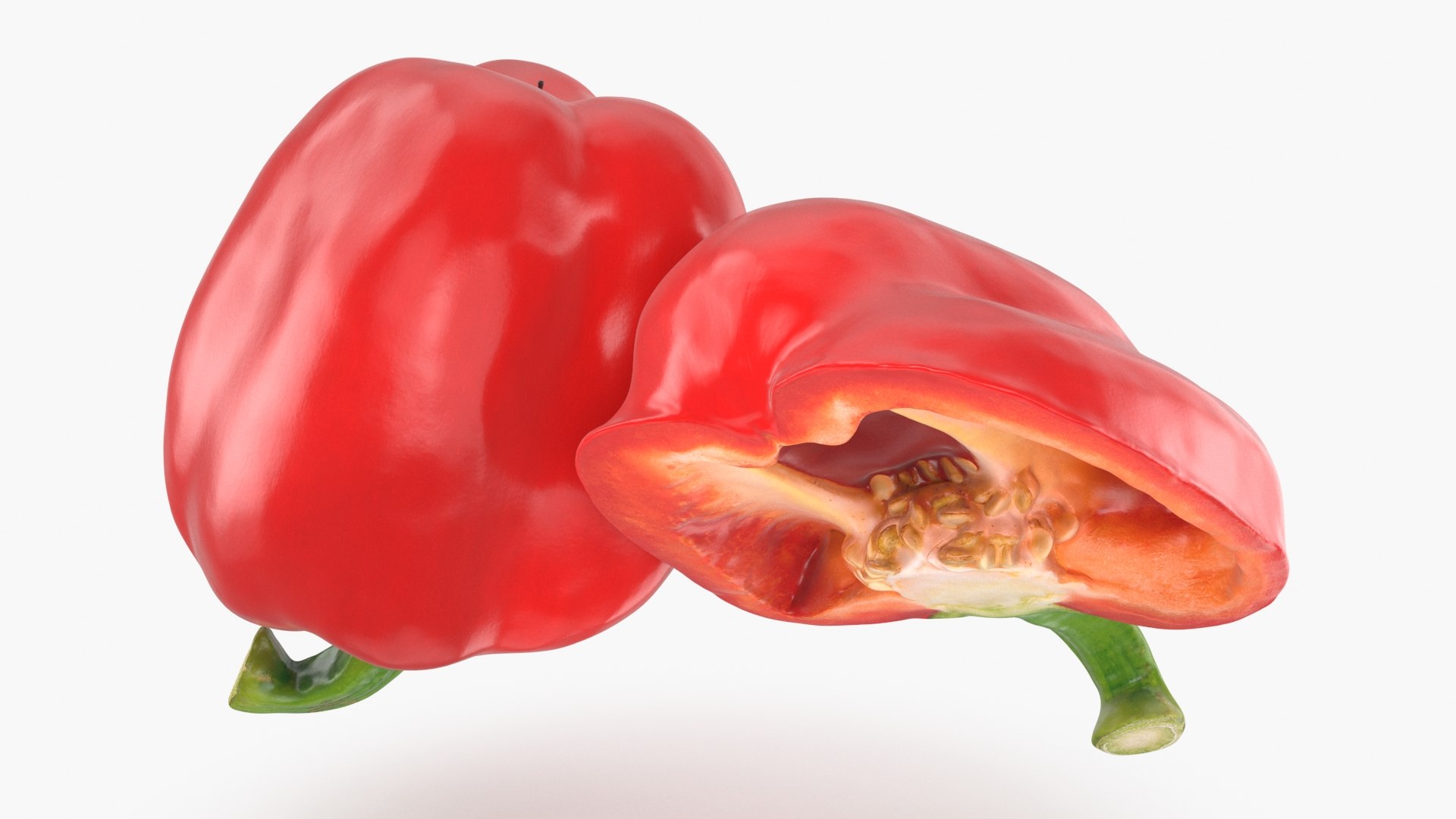 3D Red Bell Pepper with Half model https://p.turbosquid.com/ts-thumb/vK/FBbOcn/kw/bellpepperwholehalf_b0024/jpg/1666614859/1920x1080/fit_q87/5d32665b65f77bfaa996a6a06f8788a45be798af/bellpepperwholehalf_b0024.jpg