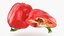 Pimiento Morrón Rojo con Mitad