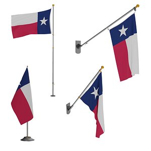 Texas Flags Bundle model