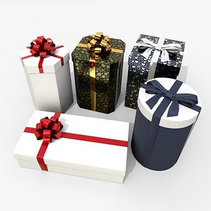 Gift Boxes - Height Collection 3D