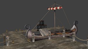 port viking 3D model