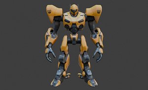 Advanced Humanoid Android  Sci-Fi 3D Character model