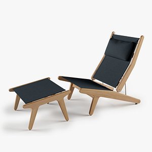 3d bay reclining chair model