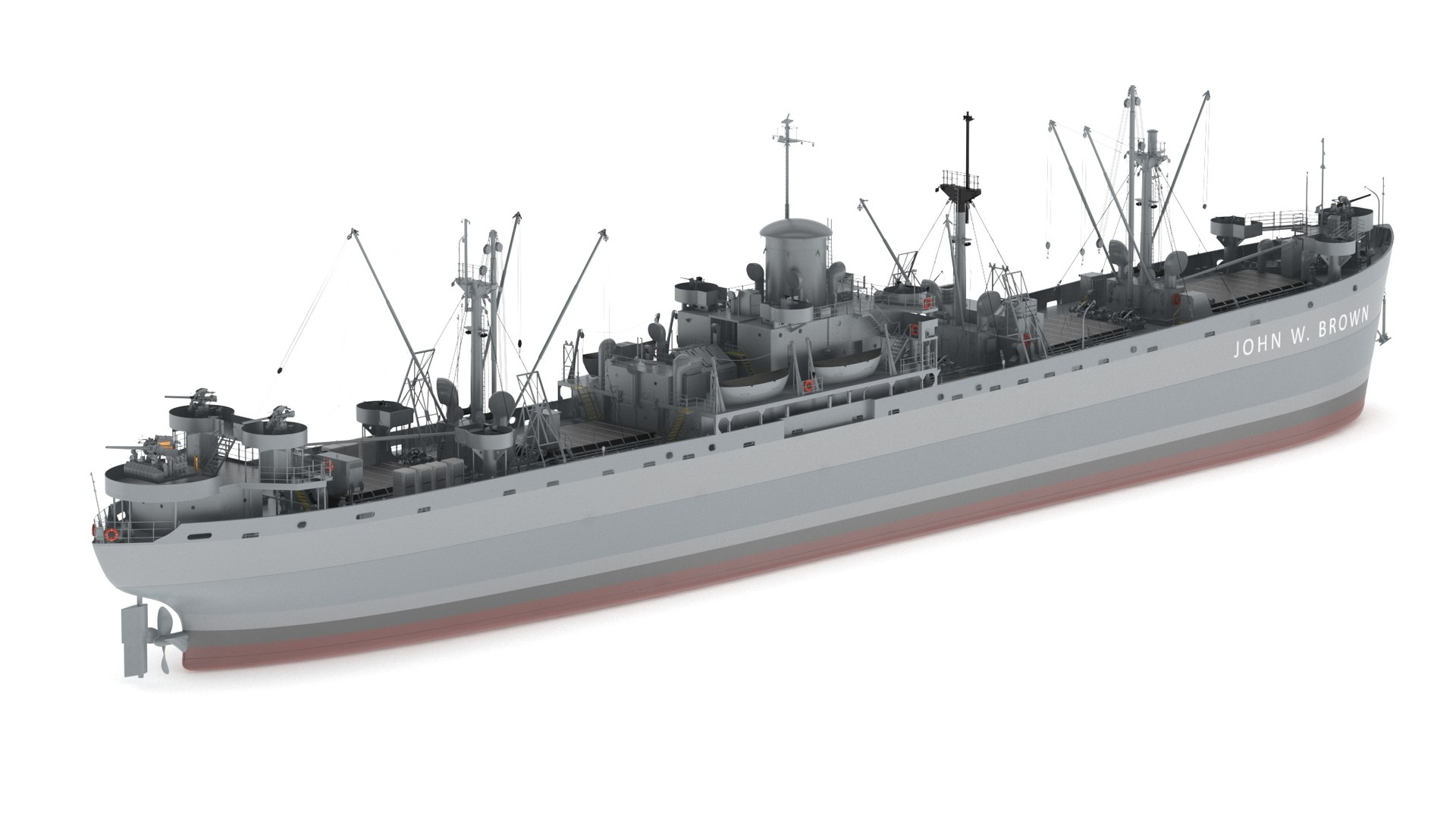 SS John W Brown Liberty 3D model https://p.turbosquid.com/ts-thumb/vK/OxhD0f/kP/ssjohnw.brown006/jpg/1702822290/1920x1080/fit_q87/ea1c6fd26288daefe45ee8153ec7cedee1e34abf/ssjohnw.brown006.jpg