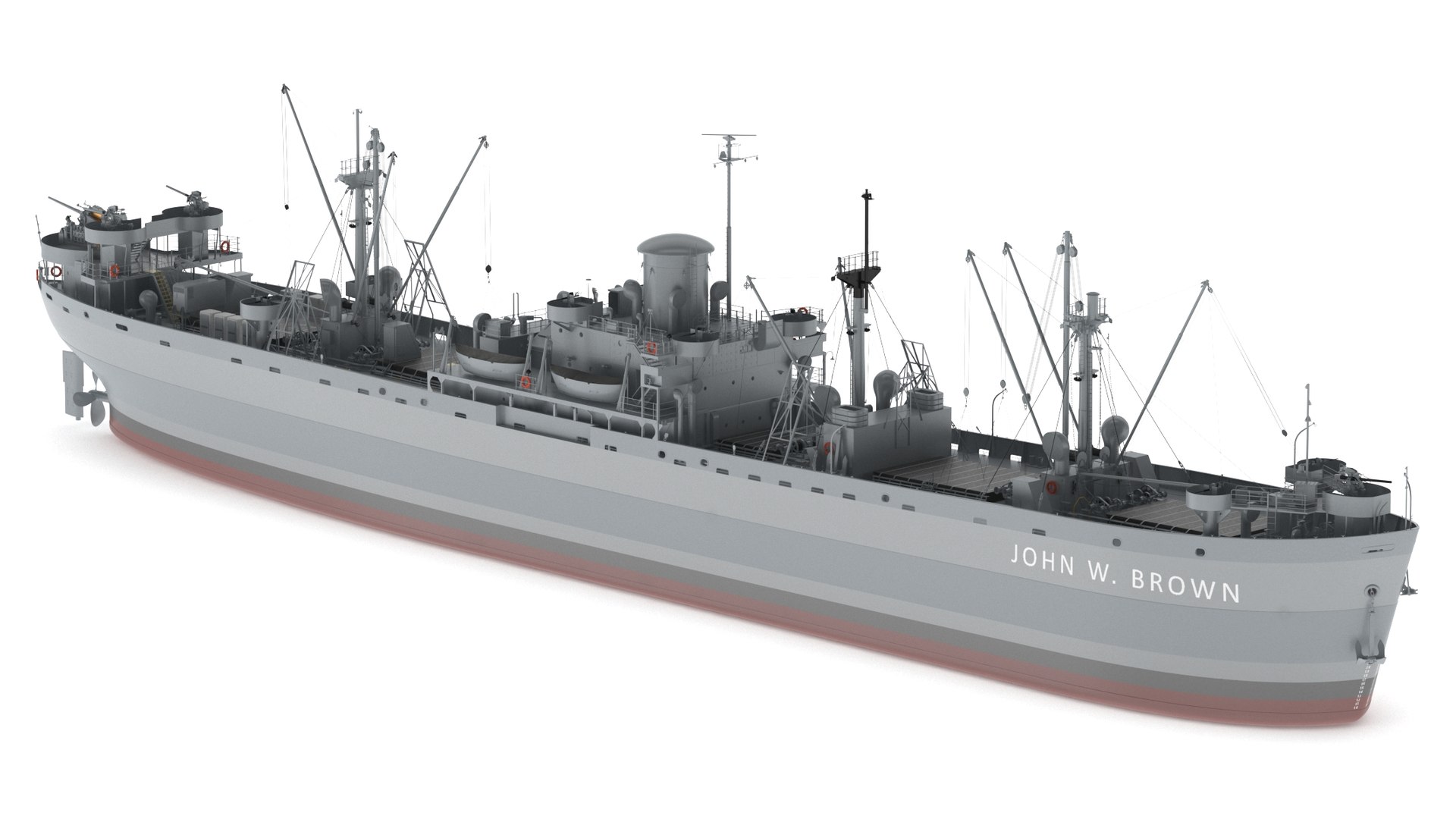 SS John W Brown Liberty 3D model https://p.turbosquid.com/ts-thumb/vK/OxhD0f/px/ssjohnw.brown004/jpg/1702822288/1920x1080/fit_q87/6e4e90fa56fab6cbf432edf543baf9880ce43441/ssjohnw.brown004.jpg