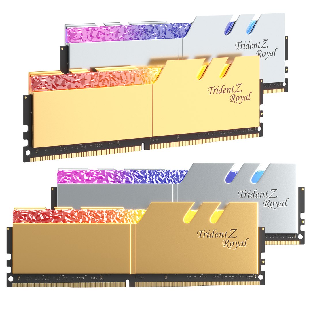 GSkill Trident Z Royal 3D Model - TurboSquid 1786242