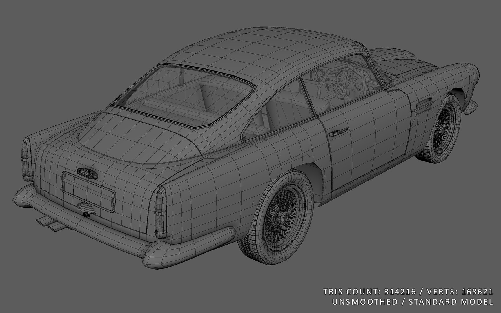 1960 Aston Martin DB-4 Model - TurboSquid 1905917