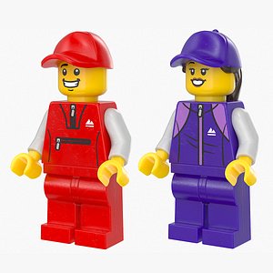 Lego Minifig Male and Female Sport Collection