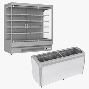 3D Freezer Display Wall and Bunker