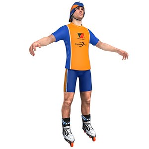3d model of roller r