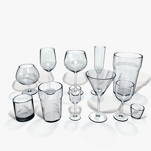 3ds max 11 different glasses