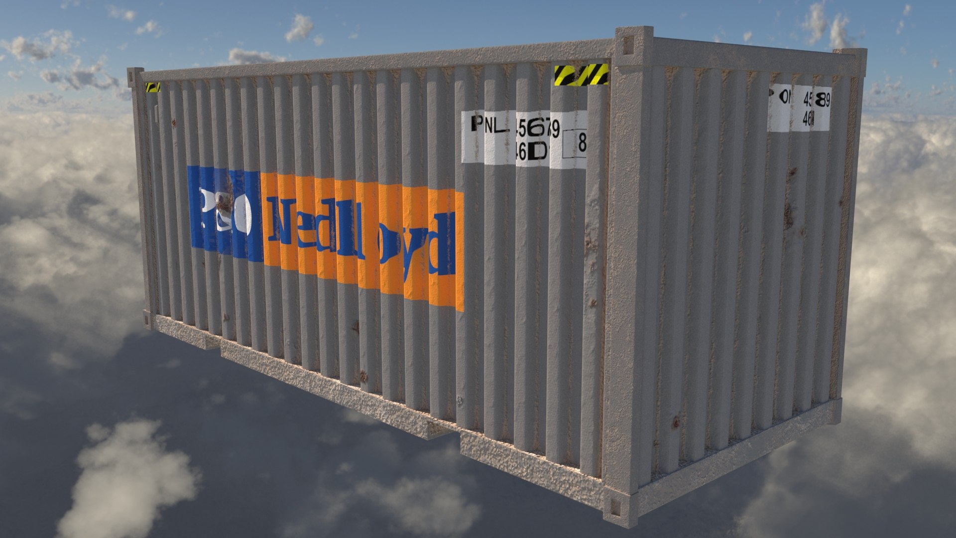 Shipping Container 1 Teu 3D - TurboSquid 1494361