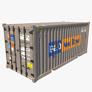 P&O Nedlloyd Shipping Container 1 TEU