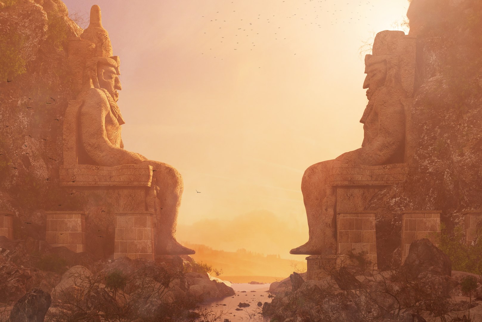 Fantasy Gate Nile river model https://p.turbosquid.com/ts-thumb/vK/dB7Jy9/ef/simbel_gate5/jpg/1667240839/1920x1080/fit_q87/77fdf3c2525351a68e68706b4734ae7ae393c48c/simbel_gate5.jpg