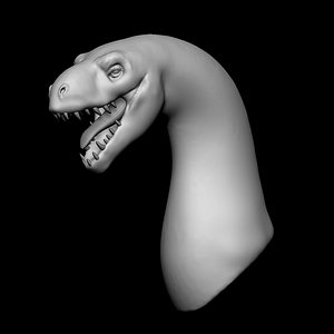 3D trex dinosaur